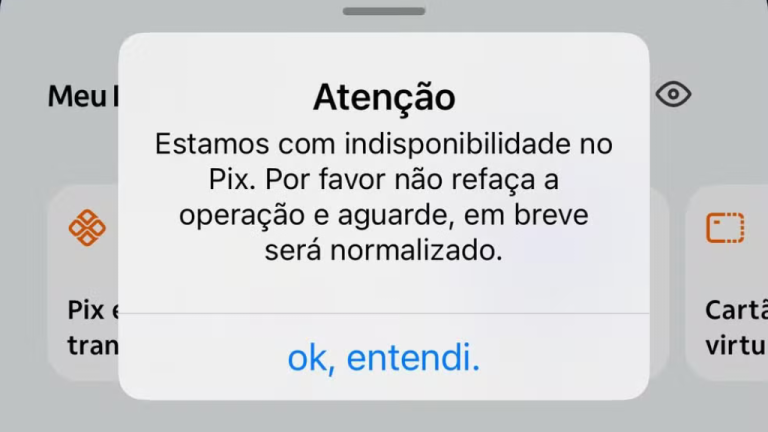 Instabilidade no Pix afeta clientes de diversos bancos nesta quinta-feira