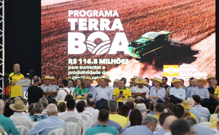 Governador de SC lança Programa Terra Boa 2025 com investimento recorde de R$ 116 milhões