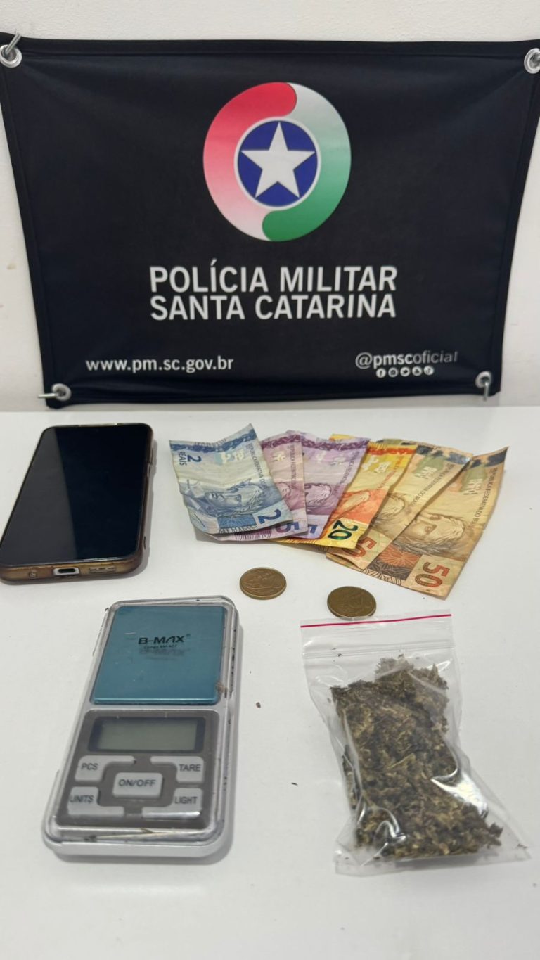 Polícia prende homem por tráfico de drogas em Capinzal