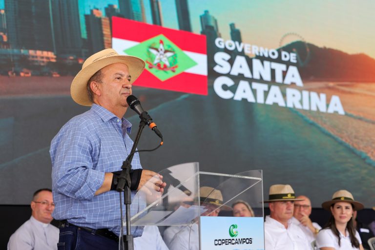 Governador anuncia investimentos para o agronegócio durante evento em Campos Novos