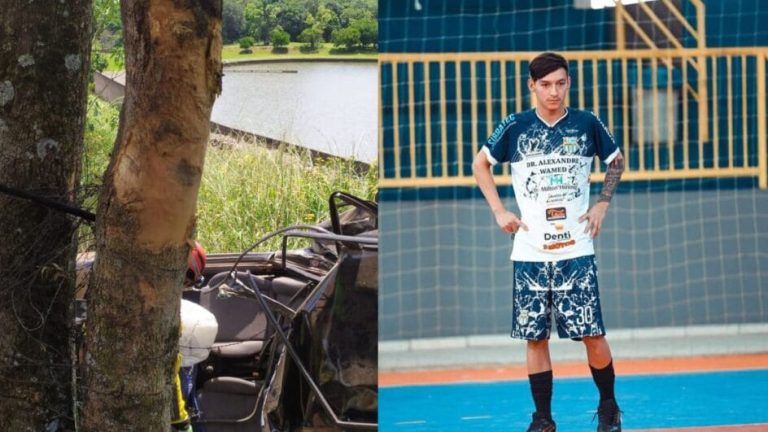 Jovem de 18 anos morre após colidir carro contra árvore em Chapecó