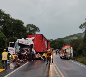 Veículo da região se envolve em acidente com morte na BR-282