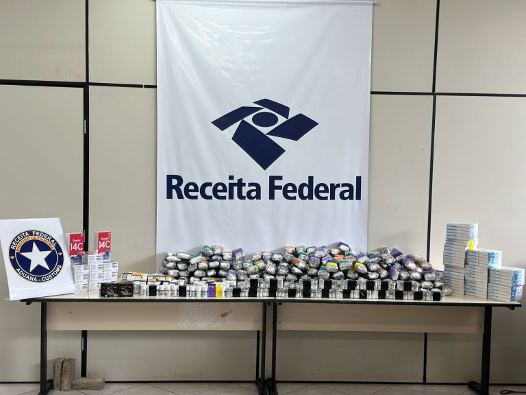 Operação da Receita Federal apreende grande quantidade de anabolizantes ocultos em purificadores de água no Oeste