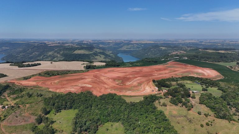 Obras do Autódromo Internacional de Chapecó estão em processo de drenagem