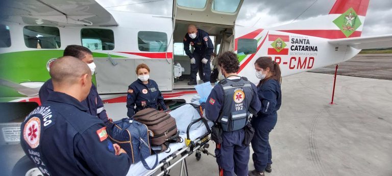 Serviço Aeromédico do SAMU em Joaçaba completa um ano salvando vidas
