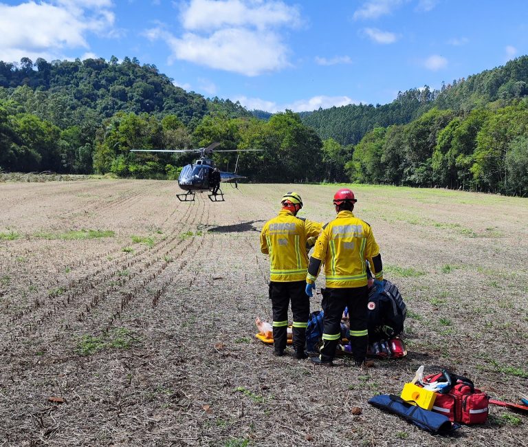 Dois acidentes com árvores em menos de 24 horas no Oeste de SC chamam atenção para os riscos no corte de vegetação