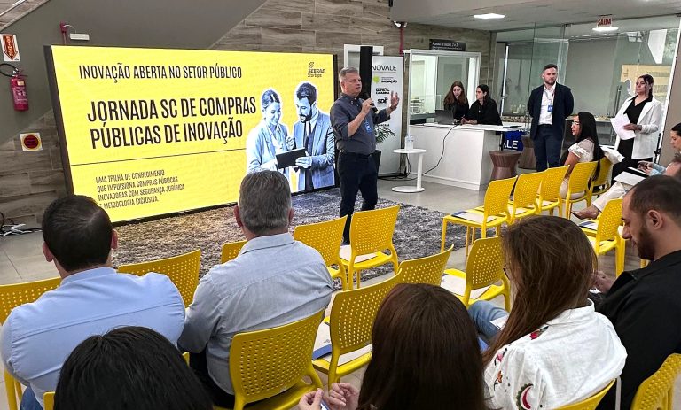 SEBRAE/SC realiza evento pioneiro sobre compras públicas de inovação e impulsiona novos caminhos para o desenvolvimento regional