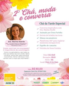 2º Chá, Moda e Conversa promete tarde especial para mulheres empresárias