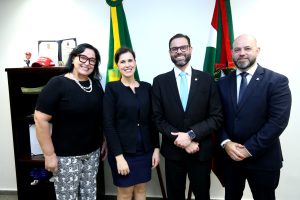 Reitor da Unoesc visita parlamentares em Brasília