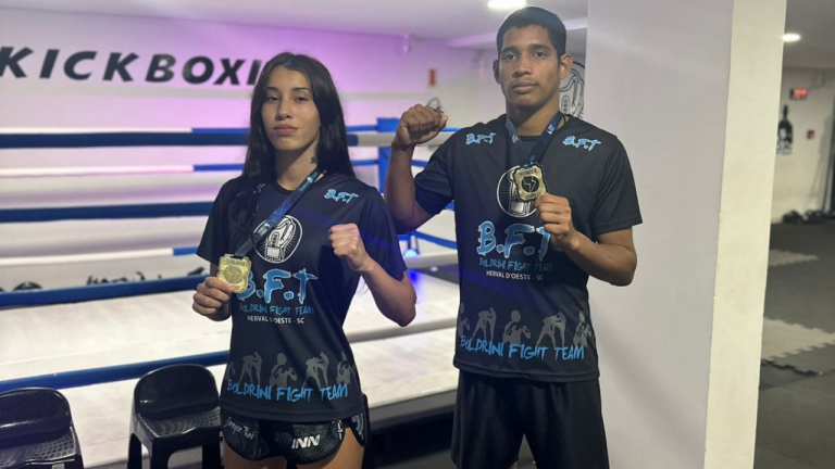 Atletas de Herval d’Oeste e Joaçaba vencem no Thunder Combat