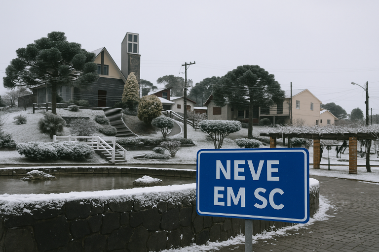 Quando pode nevar em SC? Meteorologia intensifica aviso de neve