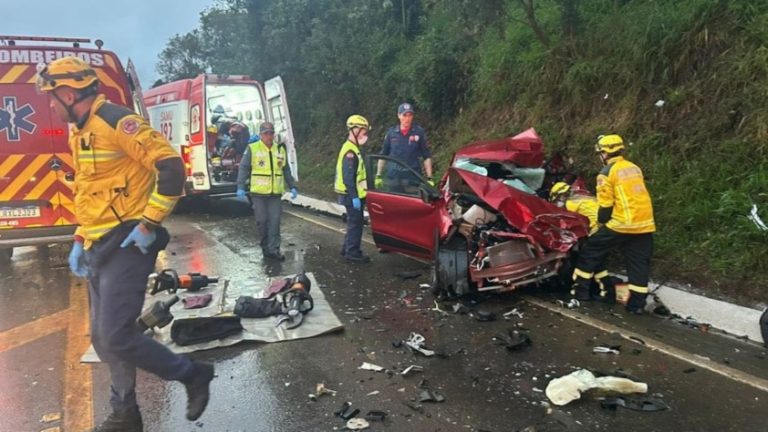Grave acidente deixa duas pessoas mortas e outra em estado crítico no Oeste de SC