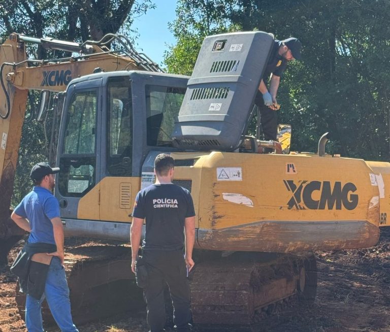 Em nota, prefeitura de Erval Velho repudia ato de vandalismo em máquina do município
