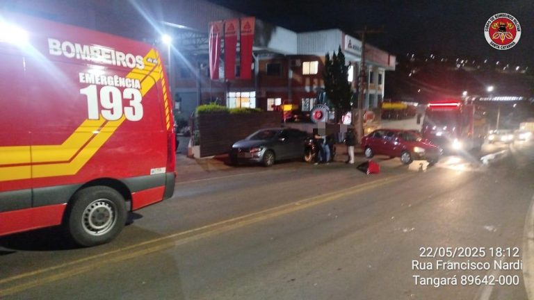 Motociclista sofre amputação parcial em acidente em Tangará