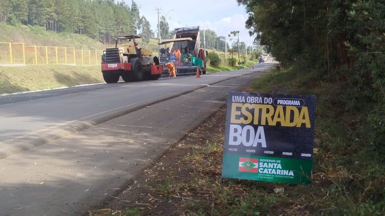 Estrada Boa: SC-350, no Meio-Oeste, passa por revitalização entre a BR-116 e a BR-153
