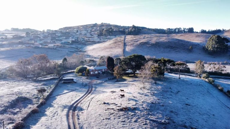 Intensa onda de frio derruba as temperaturas em SC; veja o alerta Defesa Civil