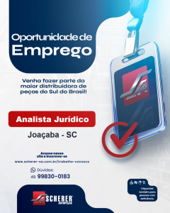 Analista Jurídico – Joaçaba – SC