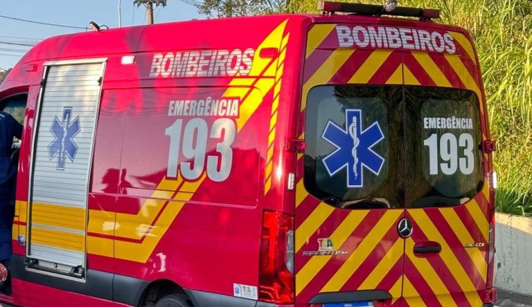Motociclista fica ferido após colisão com carro em Chapecó