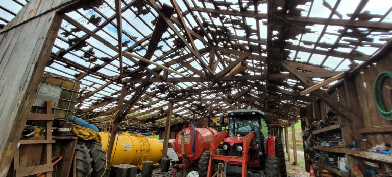 Videira decreta Situação de Emergência após forte chuva de granizo