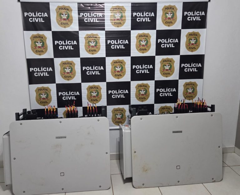 Polícia Civil recupera inversores furtados avaliados em R$ 45 mil durante ação em Jaborá