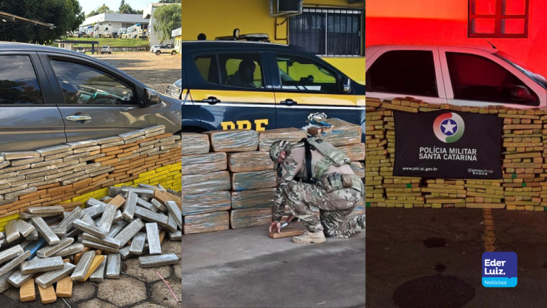 Caminhões, carros clonados e perseguições: a trilha da maconha no Oeste catarinense