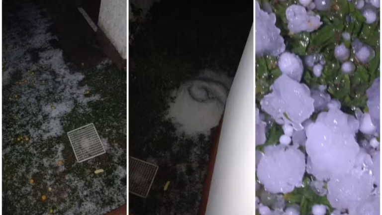 Temporal com granizo causa estragos em diversas cidades de SC; estado segue em alerta vermelho