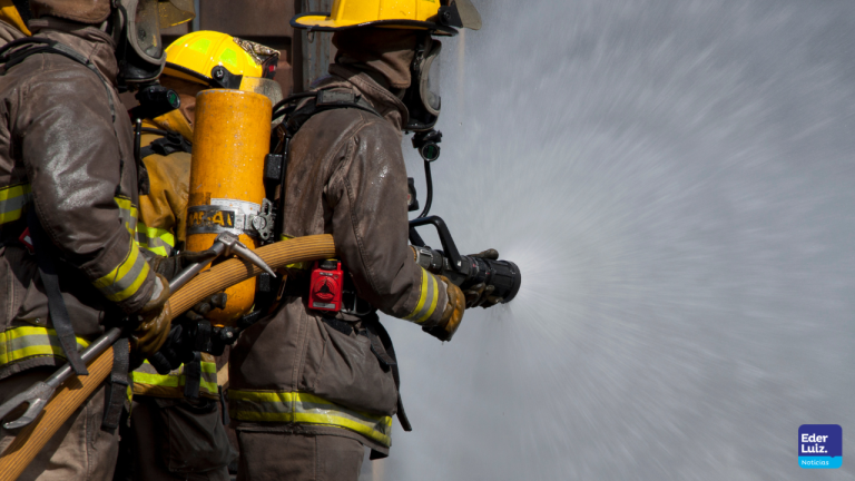 Incêndio atinge sala comercial em Videira