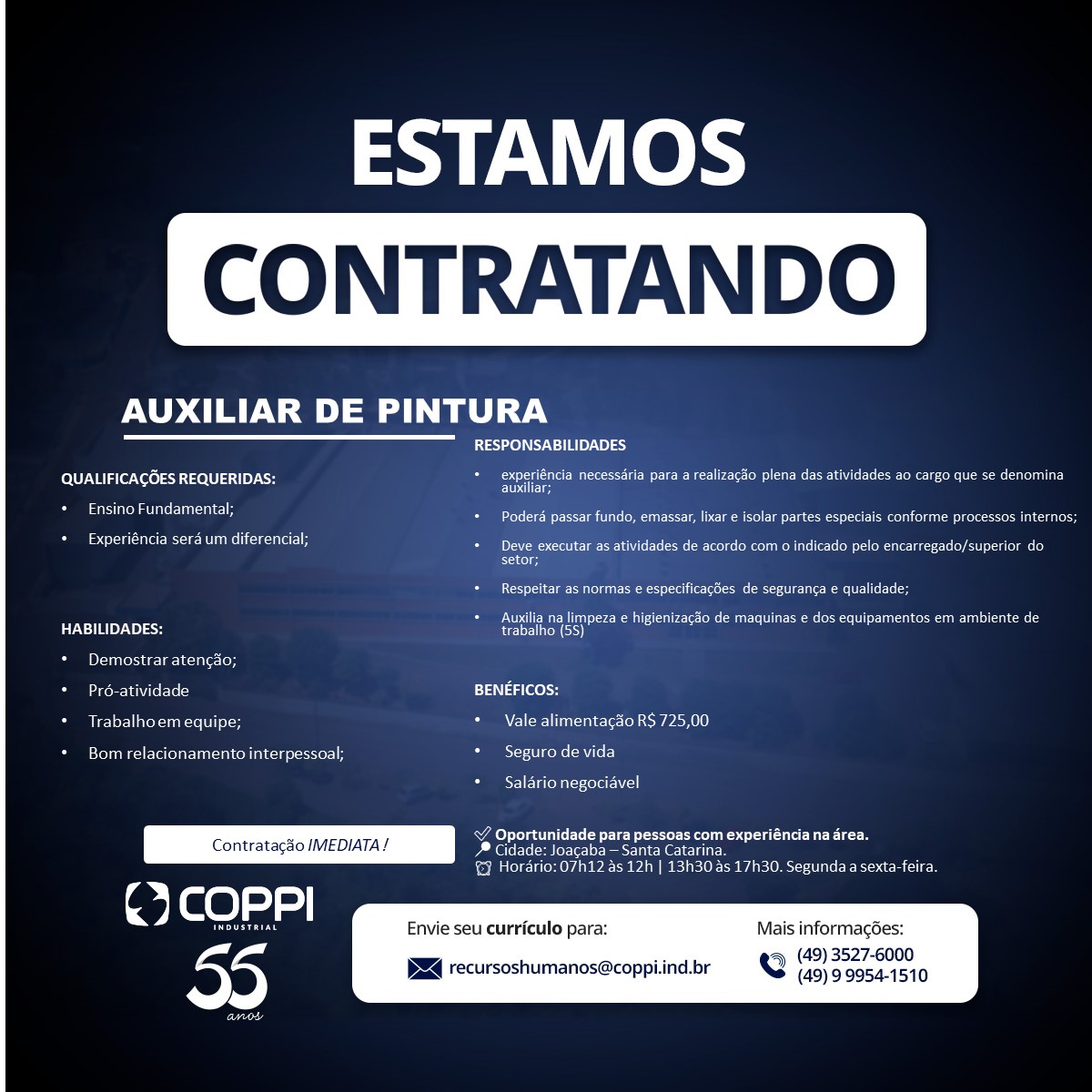 AUXILIAR DE PINTURA