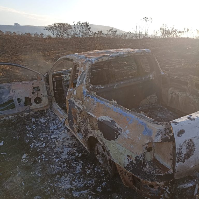 Incêndio atinge 100 hectares no Oeste de SC após veículo pegar fogo