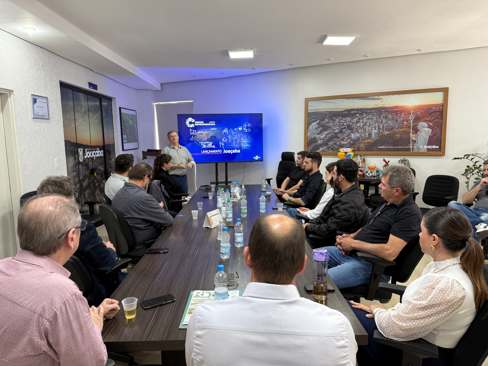Joaçaba renova parceria com o Sebrae/SC e lança nova edição do programa Cidade Empreendedora