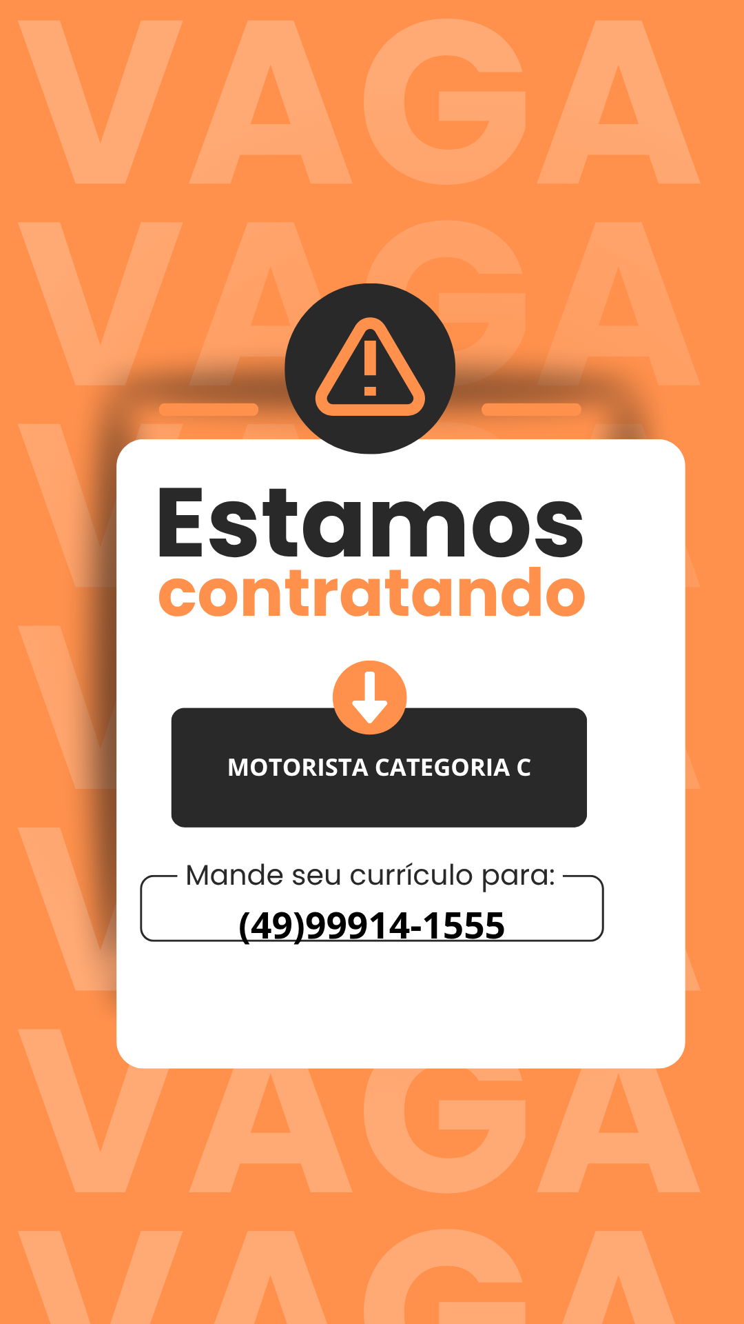 MOTORISTA CATEGORIA C