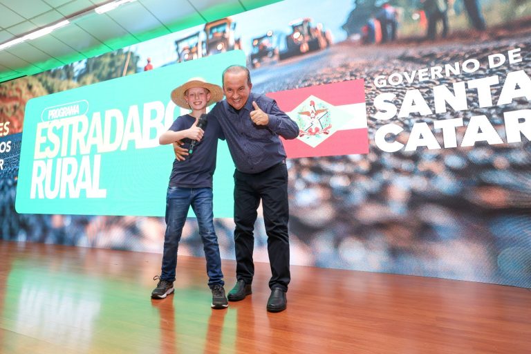 Em Joaçaba, Jorginho Mello lança o programa Estrada Boa, voltado ao interior de SC
