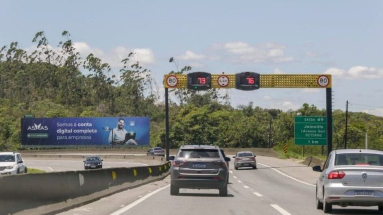 Rodovias federais de SC recebem mais de 70 novos radares a partir desta terça-feira