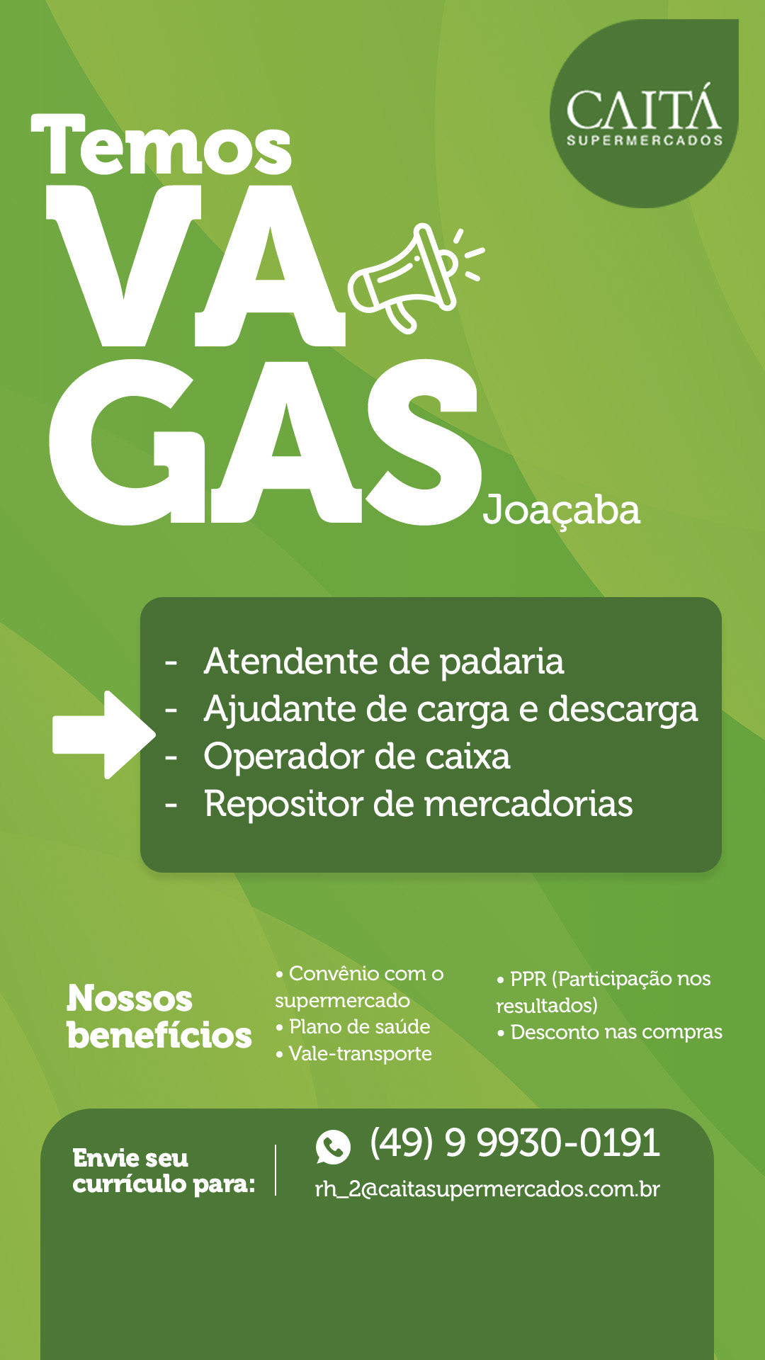 Várias vagas