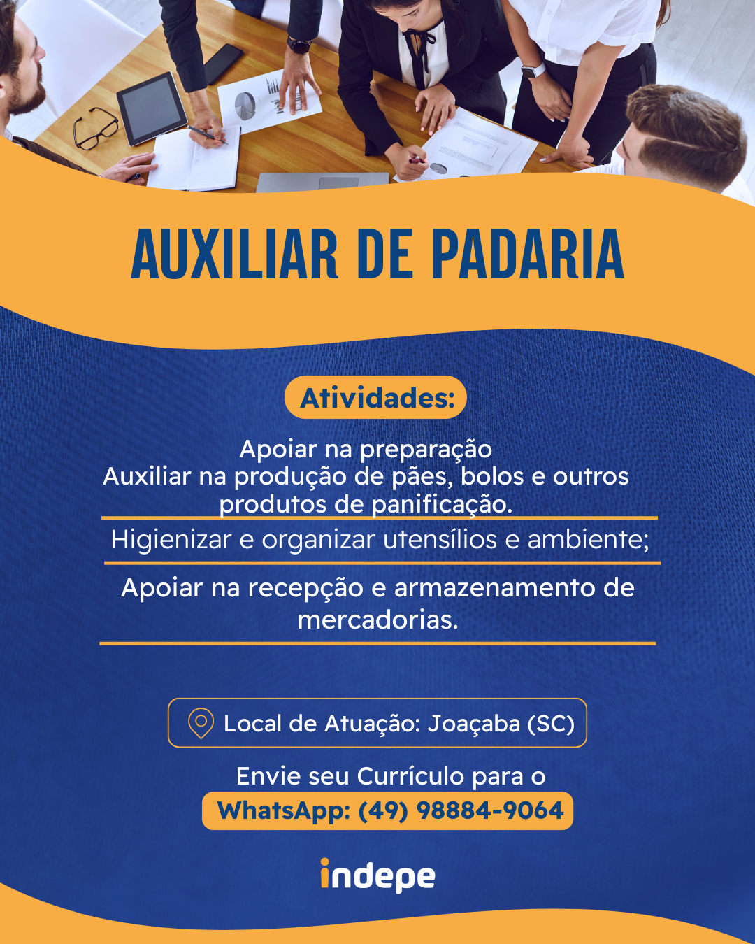 AUXILIAR DE padaria