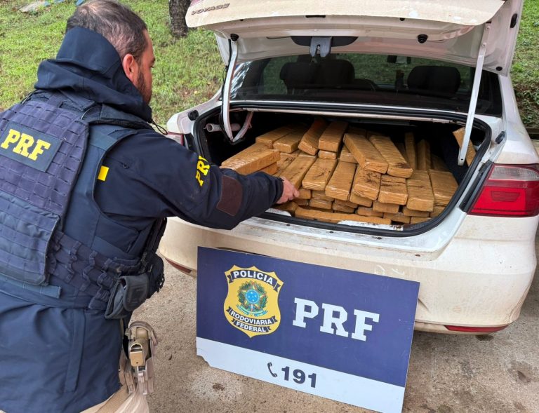 PRF apreende mais de 350 quilos de maconha em duas ocorrências no Oeste catarinense