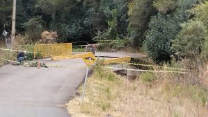 Ponte cede e trânsito é interditado em Curitibanos