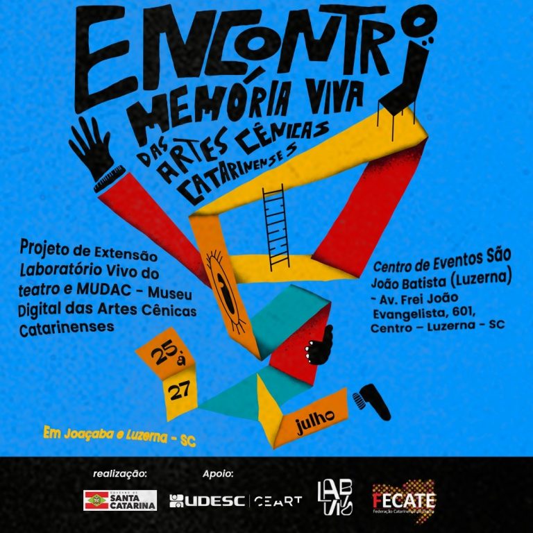 “Memória Viva das Artes Cênicas Catarinenses” celebra o teatro de SC em Joaçaba, Herval e Luzerna