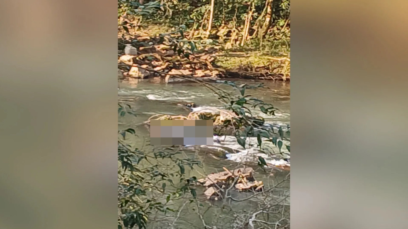 Corpo é encontrado em rio de Videira