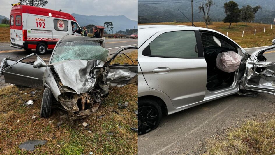 Grave acidente de trânsito deixa três mortos em Santa Catarina