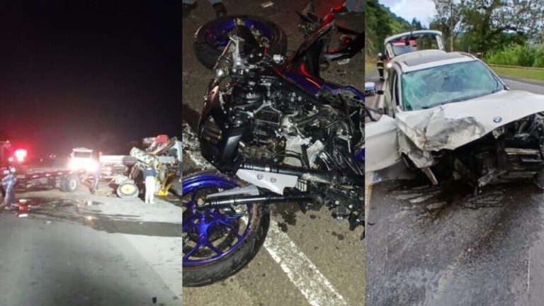 Fim de semana violento nas rodovias de SC tem 12 mortes e BR-282 como palco de acidente fatais
