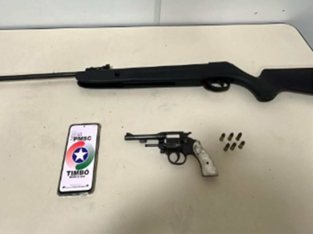 Criança de 2 anos leva coronhada durante ataque com arma de fogo em SC