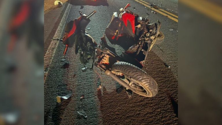 Motociclista morre em colisão frontal com caminhão na SC-390