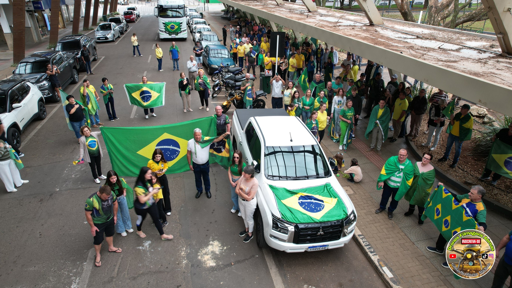 Cidades catarinenses têm manifestação bolsonarista neste domingo