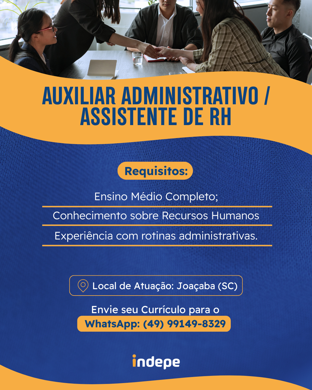 Auxiliar Administrativo / Assistente de RH