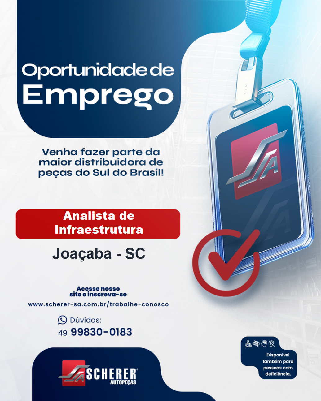 Analista de Infraestrutura – Joaçaba – SC