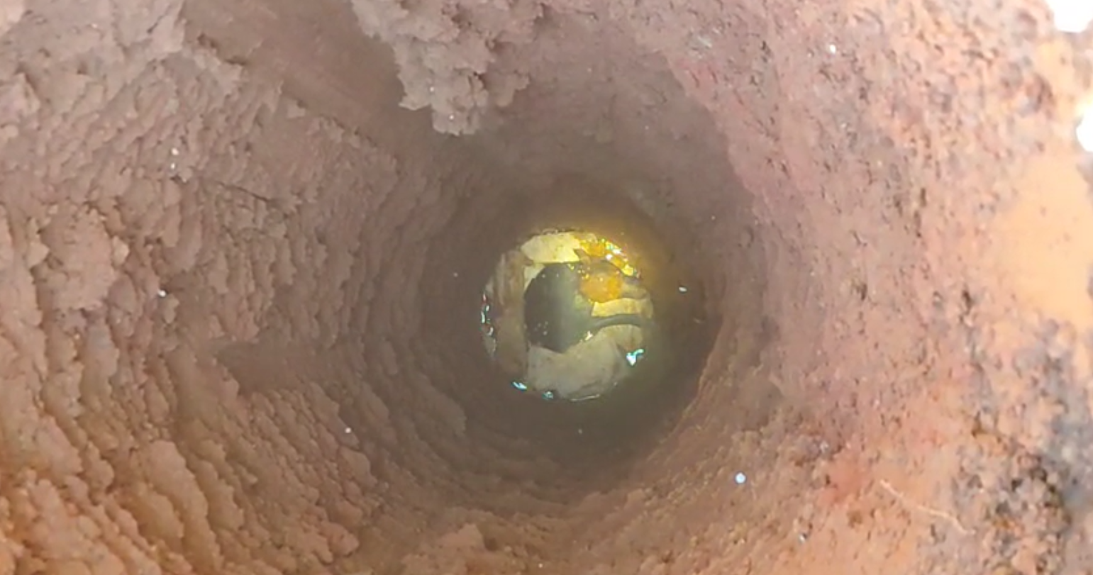 Assista! Bombeiros salvam cadela que caiu em buraco de 5 metros em Chapecó