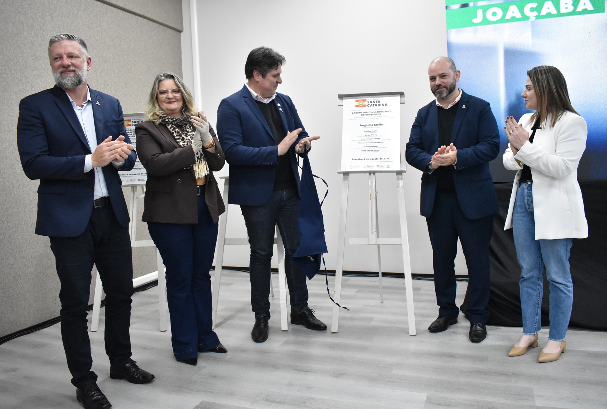 Três Laboratórios Multiusuários são inaugurados na Unoesc Joaçaba com recursos do Governo do Estado
