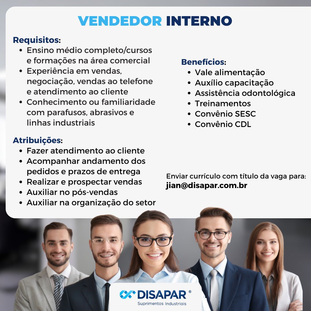 VENDEDOR INTERNO