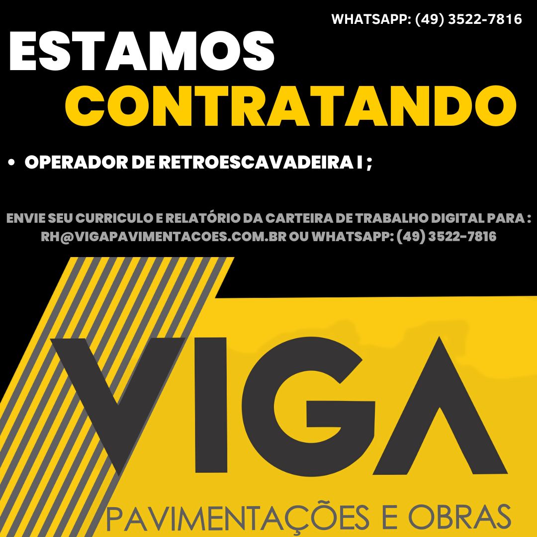 OPERADOR DE RETROESCAVADEIRA